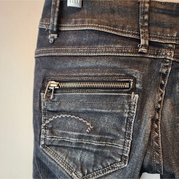 G Star RAW Women's Black Skinny Jeans  Designer Streetwear High Quality Size 24 - Picture 9 of 11